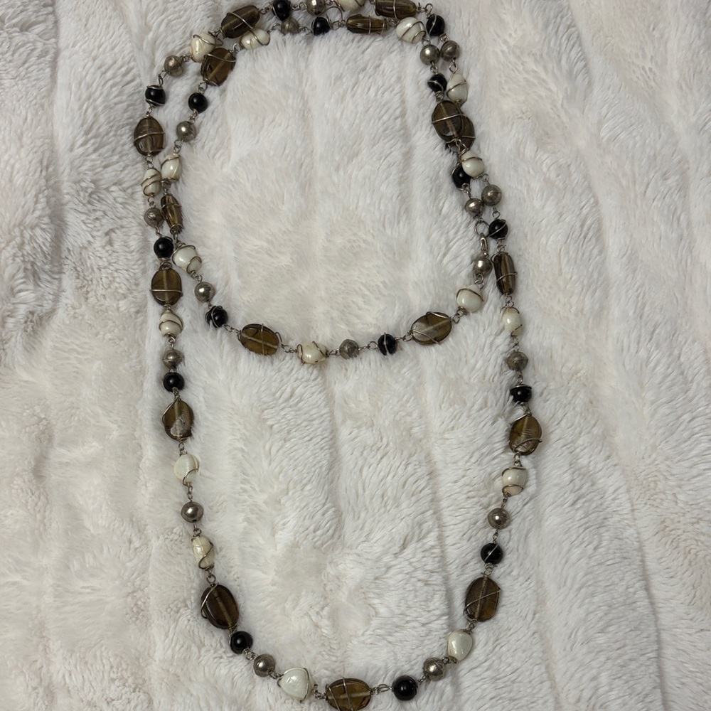 Vintage Indonesian beaded necklace